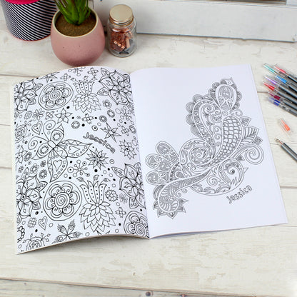 Personalised Botanical Colouring Book - image 5