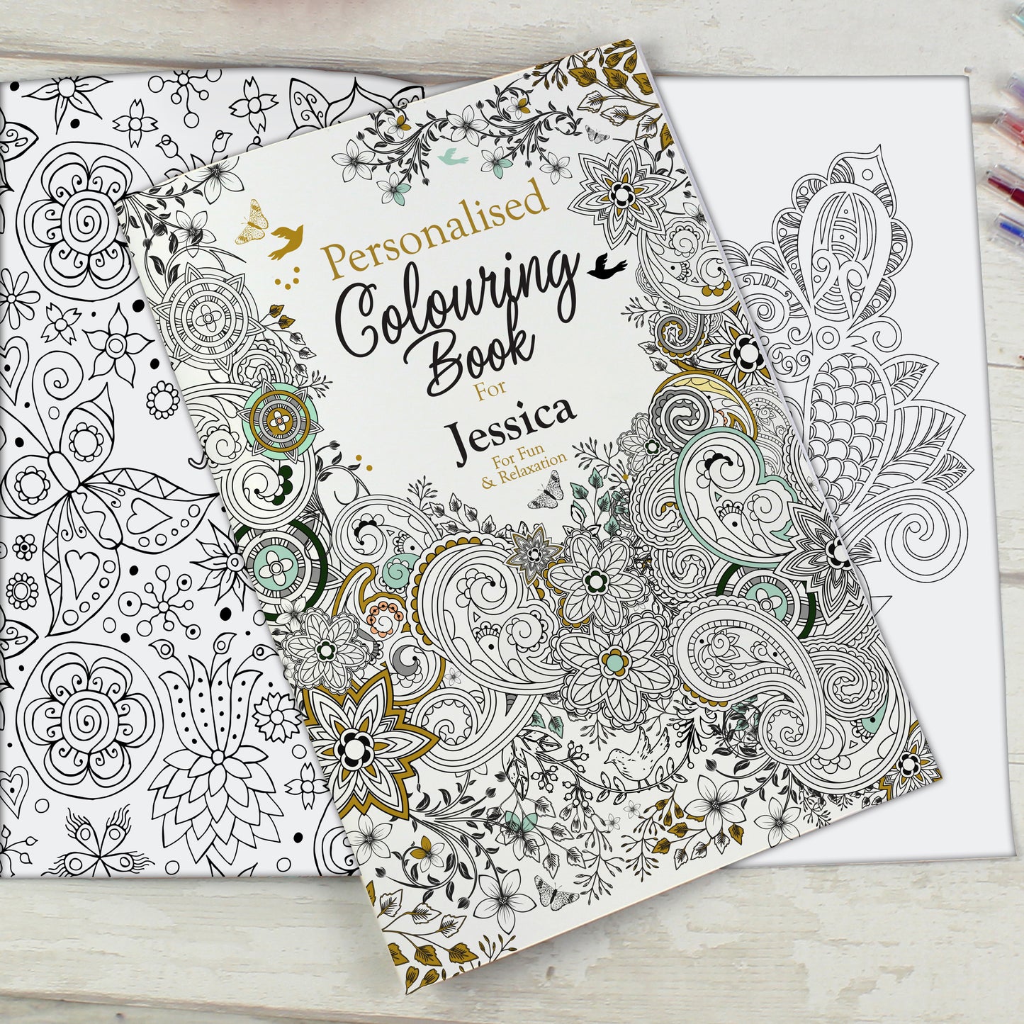 Personalised Botanical Colouring Book - image 6