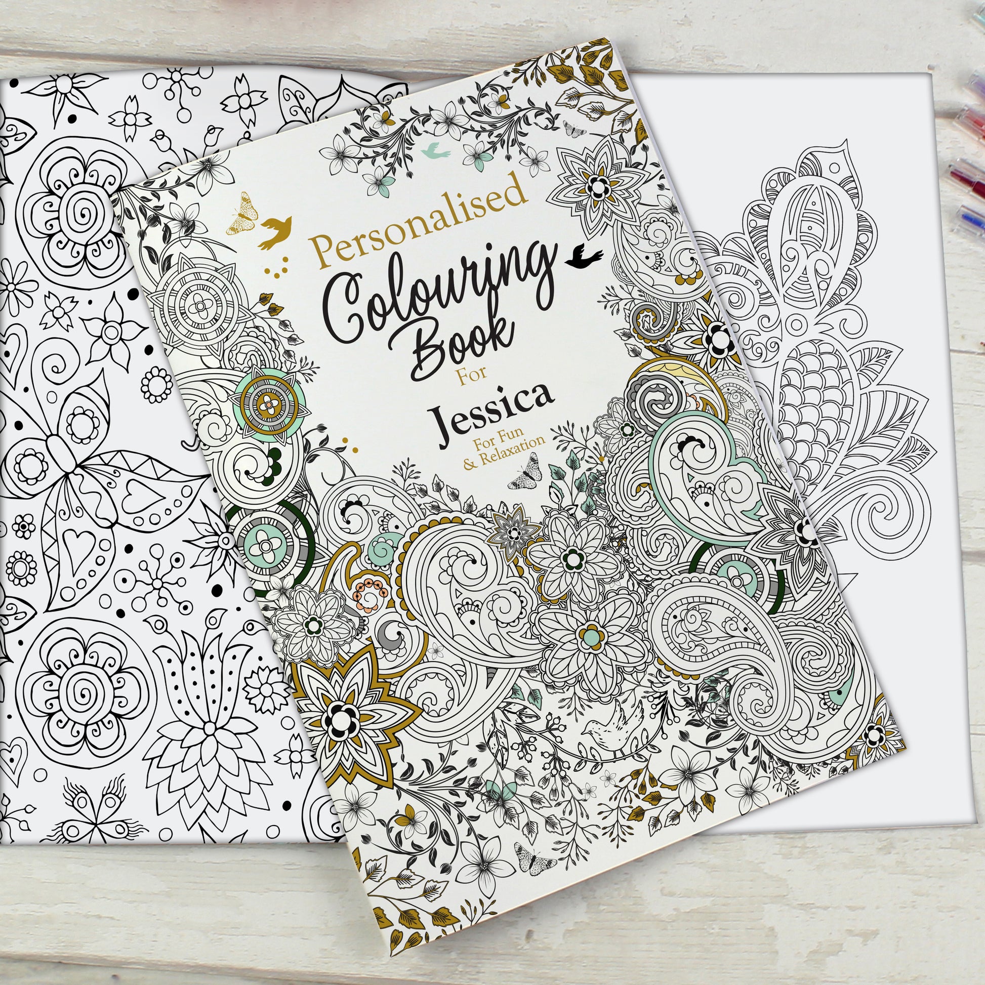 Personalised Botanical Colouring Book - image 6