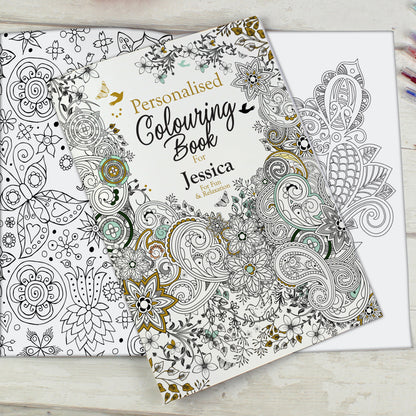 Personalised Botanical Colouring Book - image 6