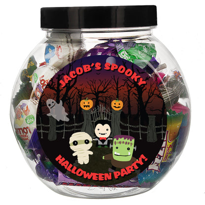 Personalised Halloween Characters Sweet Jar - image 2