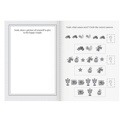 Personalised Blue A4 Wedding Activity & Colouring Book - image 9