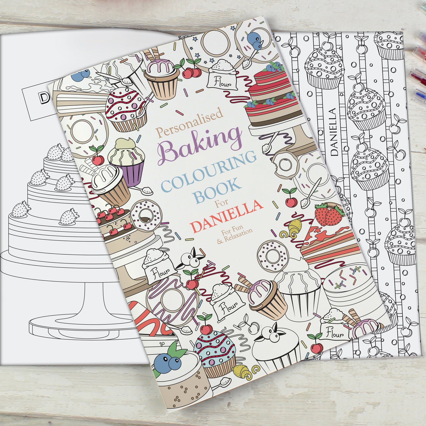 Personalised Baking Colouring Book - image 4