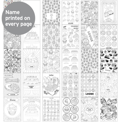 Personalised Baking Colouring Book - image 7