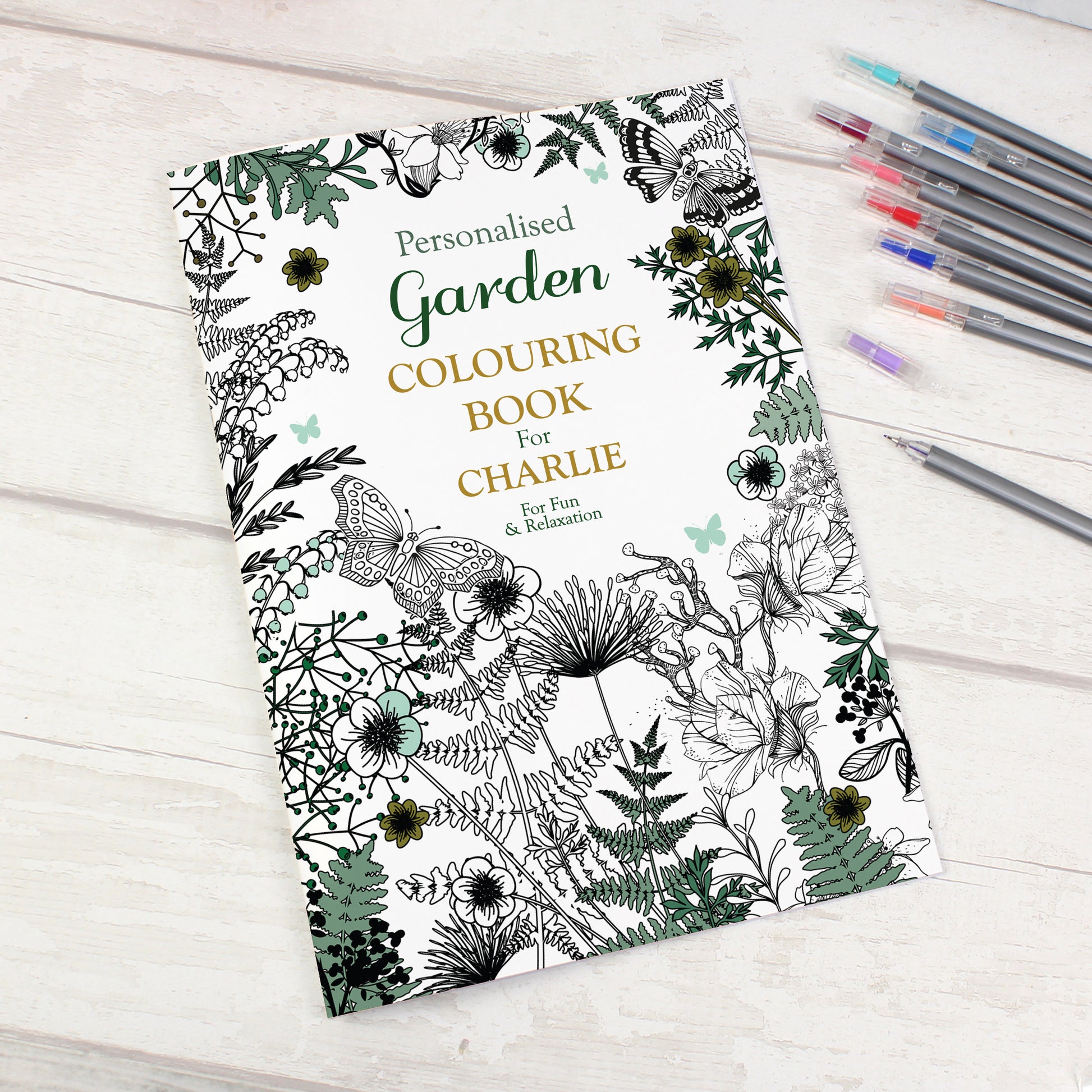 Personalised Gardening Colouring Book from Heartfelt Gifts