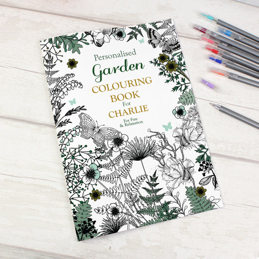 Personalised Gardening Colouring Book from Heartfelt Gifts