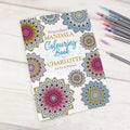 Personalised Mandala Colouring Book from Heartfelt Gifts