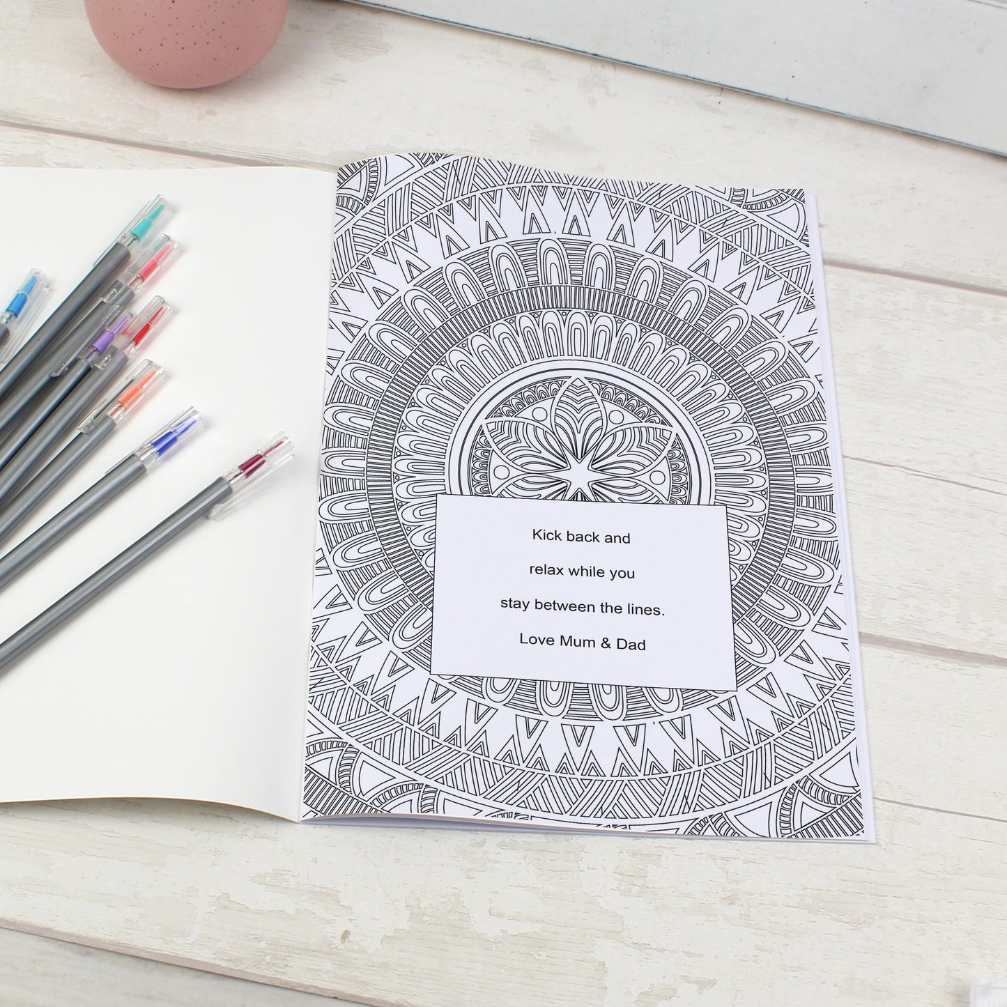Personalised Mandala Colouring Book - image 4