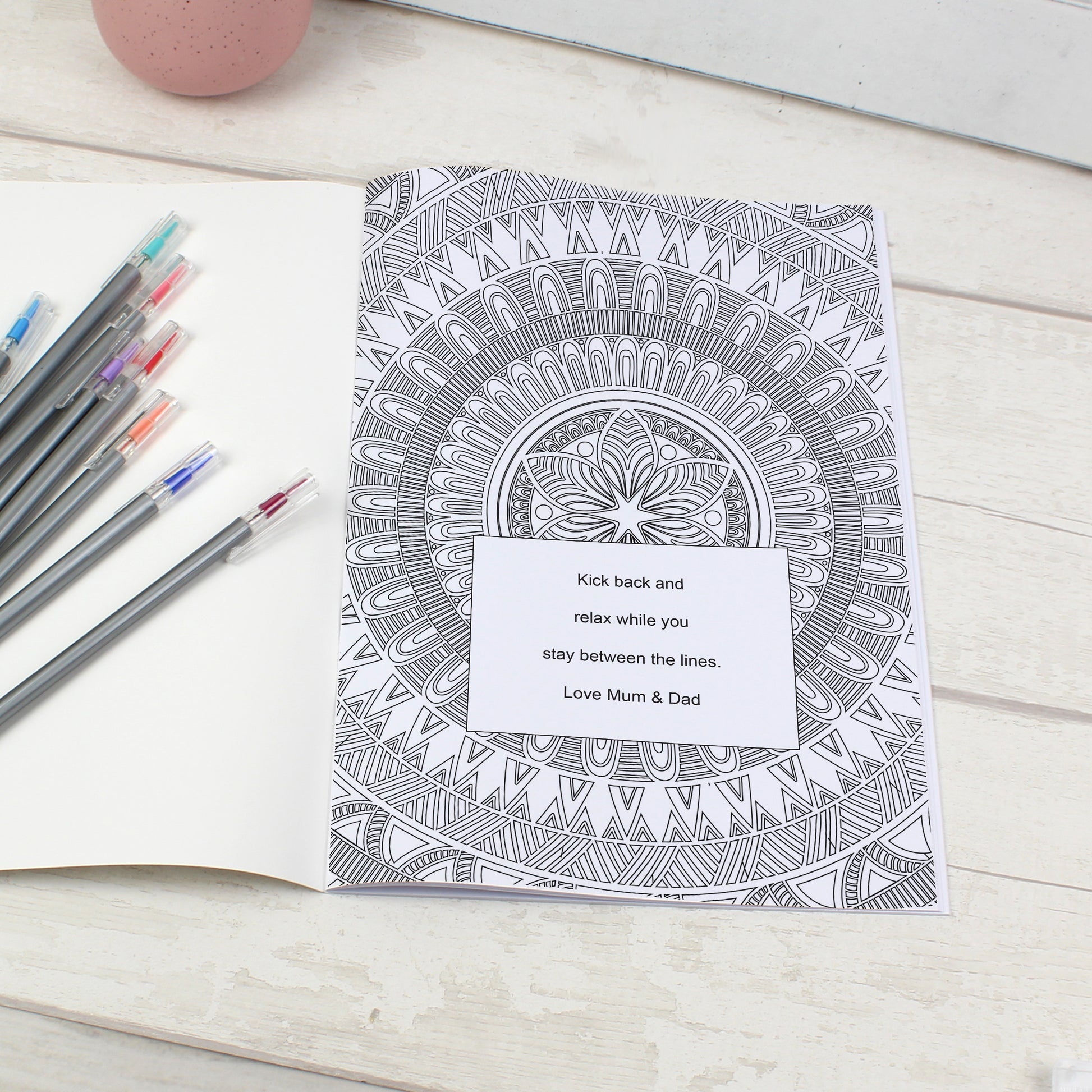 Personalised Mandala Colouring Book - image 4