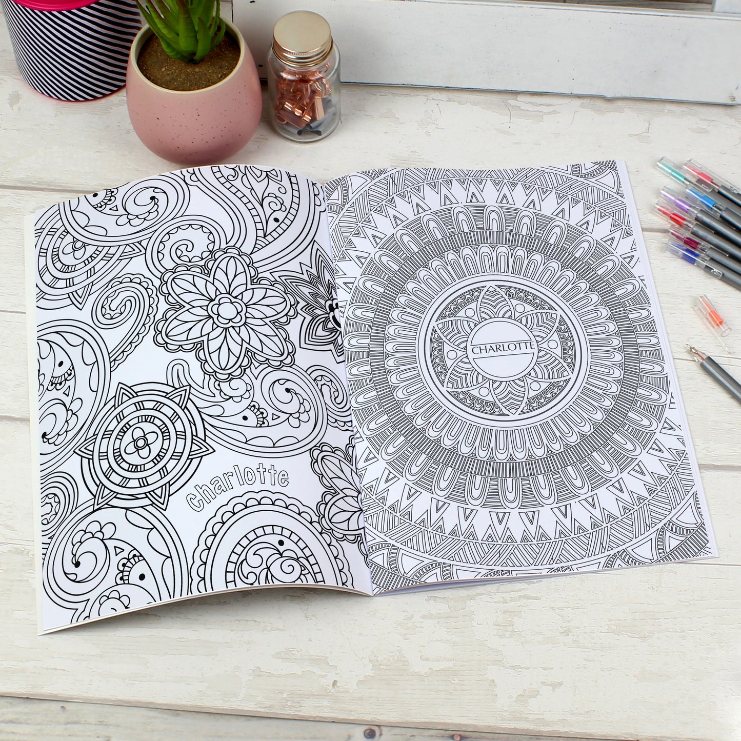 Personalised Mandala Colouring Book - image 5