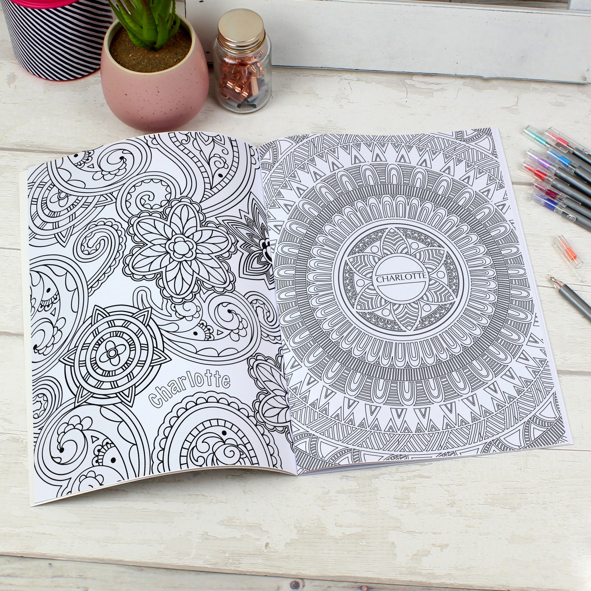 Personalised Mandala Colouring Book - image 5
