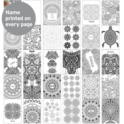 Personalised Mandala Colouring Book - image 7