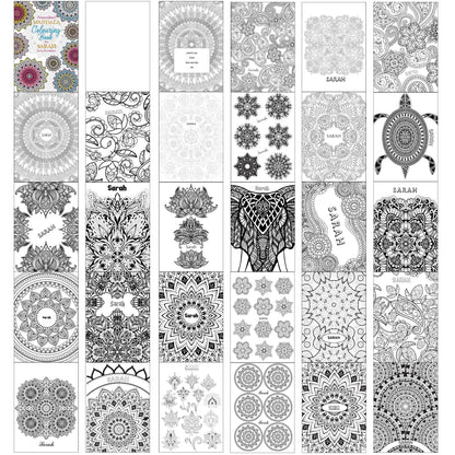 Personalised Mandala Colouring Book - image 8