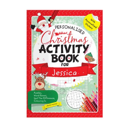 Personalised Christmas Activity Book with Stickers - image 5