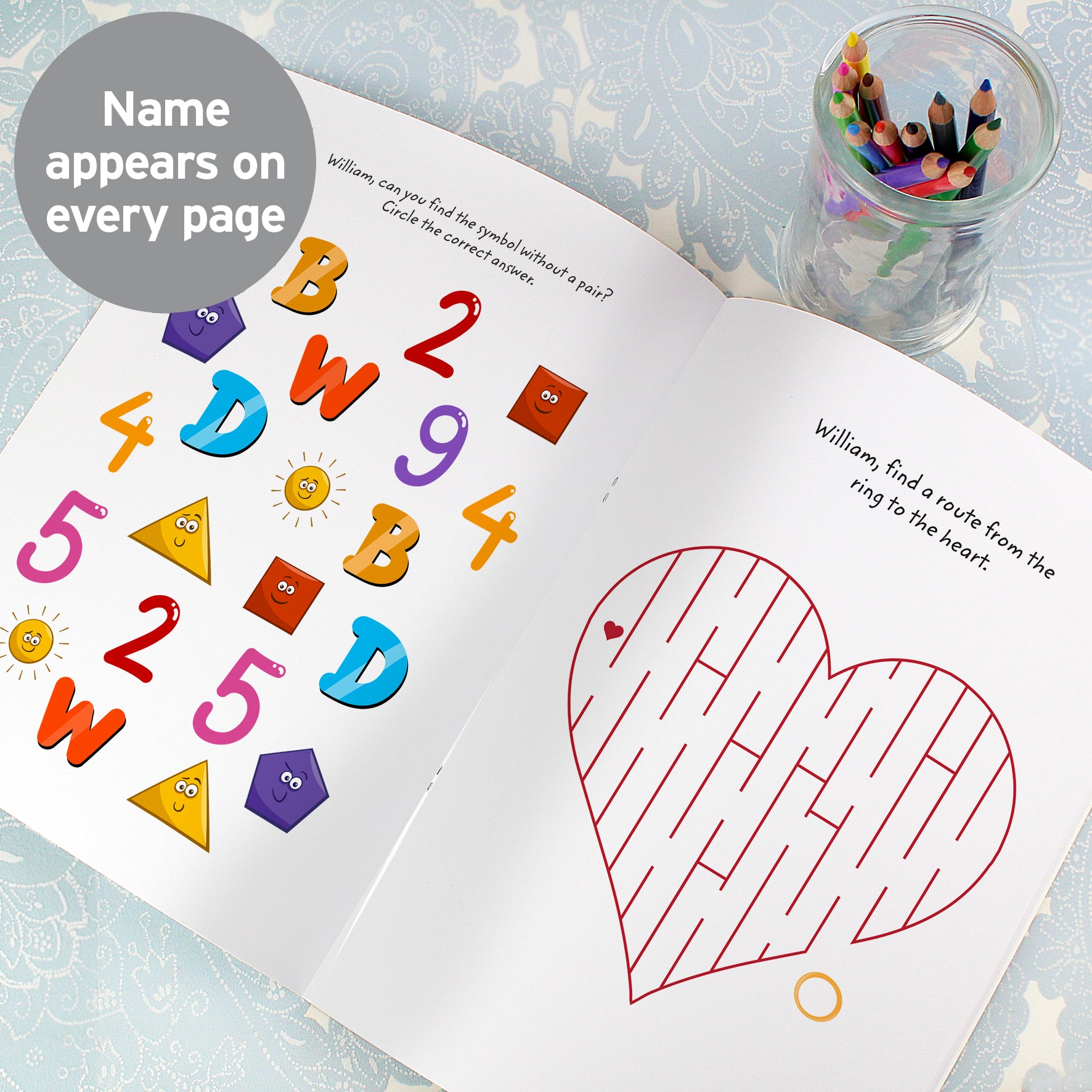 Personalised Wedding Activity Book with Stickers - image 8