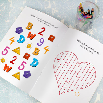 Personalised Wedding Activity Book with Stickers - image 10