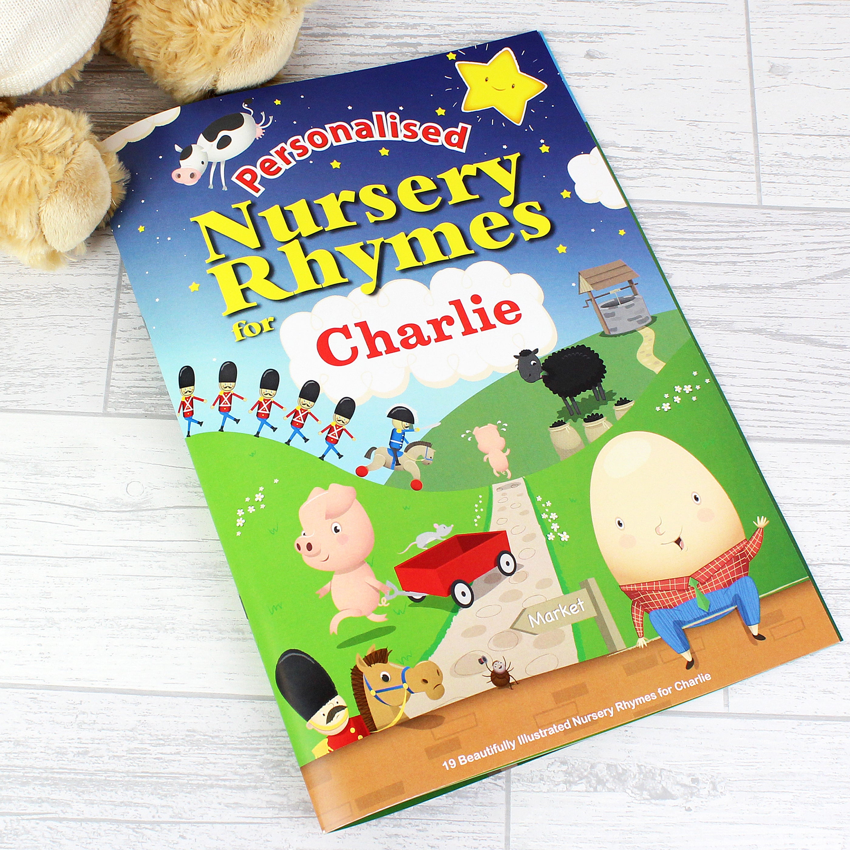 Personalised Nursery Rhyme Book from Heartfelt Gifts
