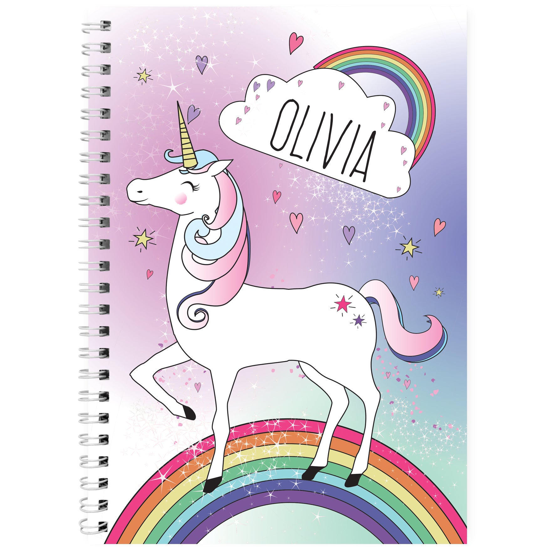 Personalised Unicorn A5 Notebook - image 2