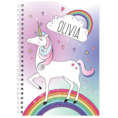 Personalised Unicorn A5 Notebook - image 2