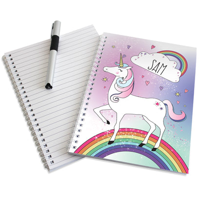 Personalised Unicorn A5 Notebook - image 3