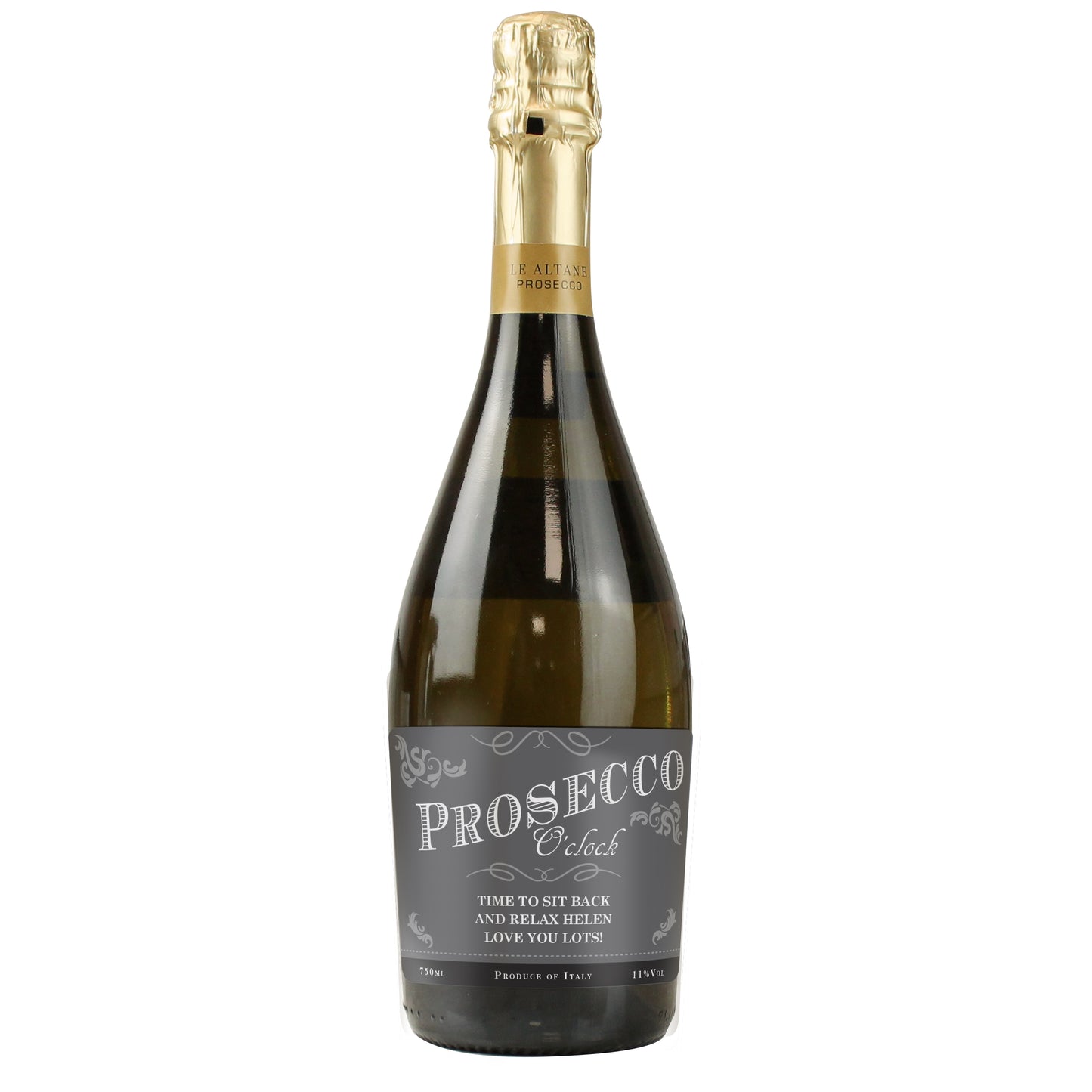 Personalised 'Prosecco O'Clock' Bottle of Prosecco - image 4