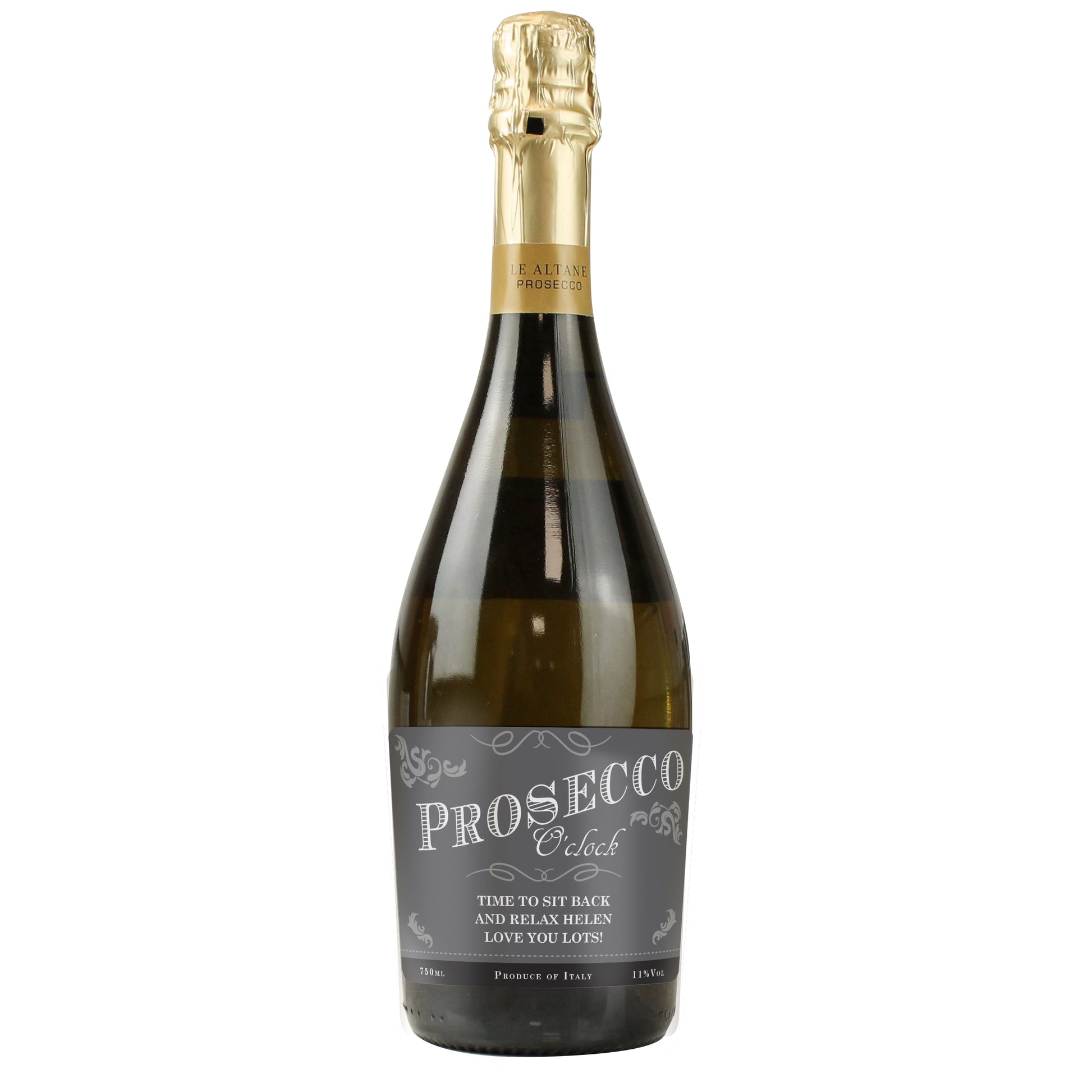 Personalised 'Prosecco O'Clock' Bottle of Prosecco - image 4