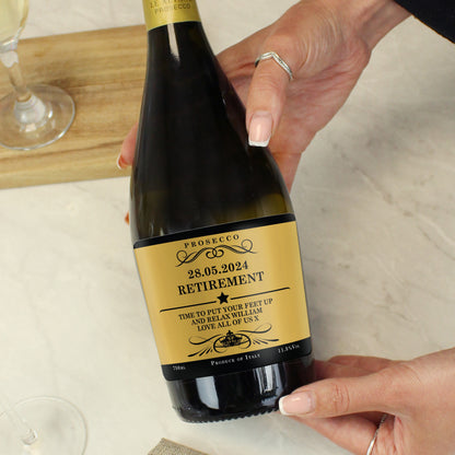 Personalised Any Message Bottle of Prosecco - image 3