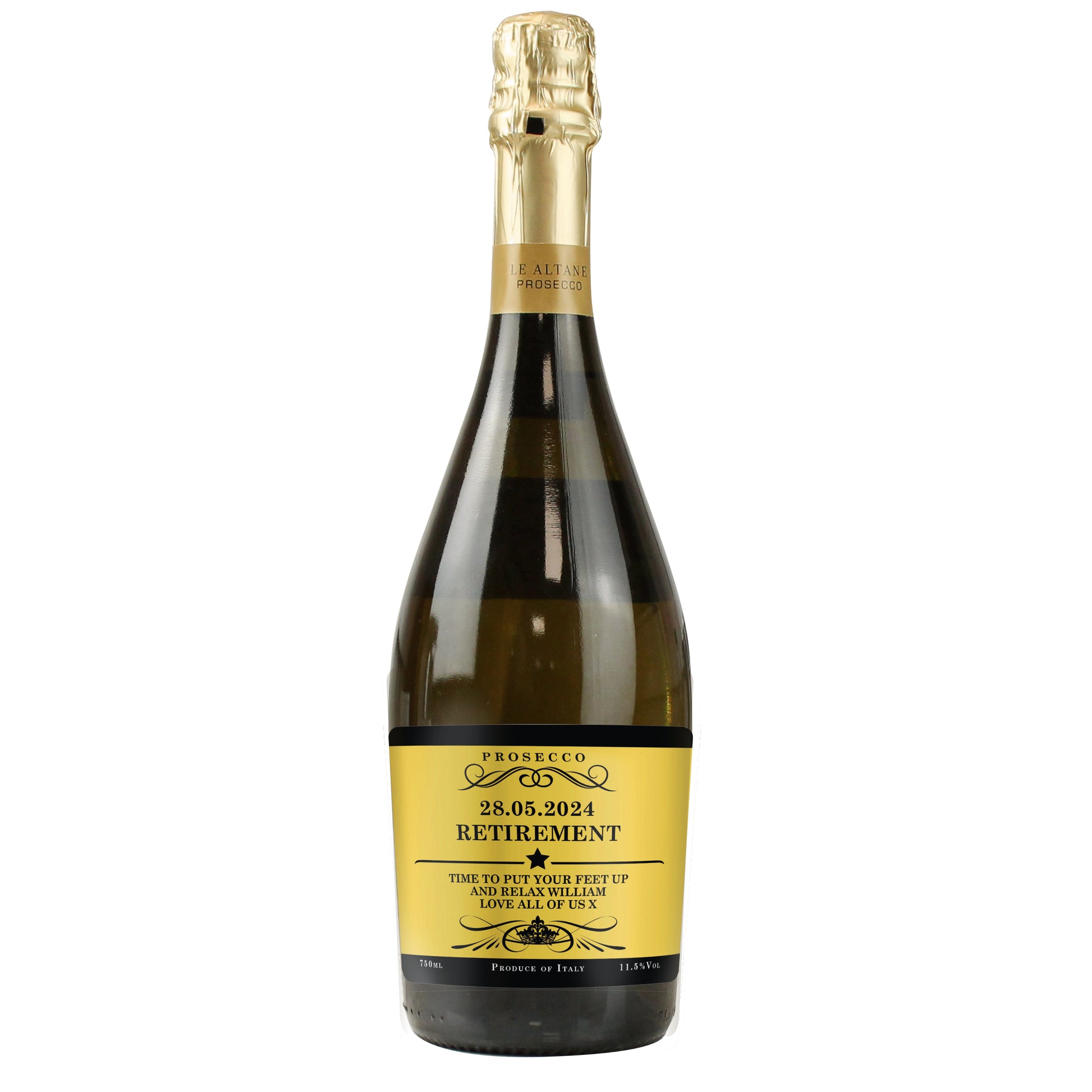 Personalised Any Message Bottle of Prosecco - image 4
