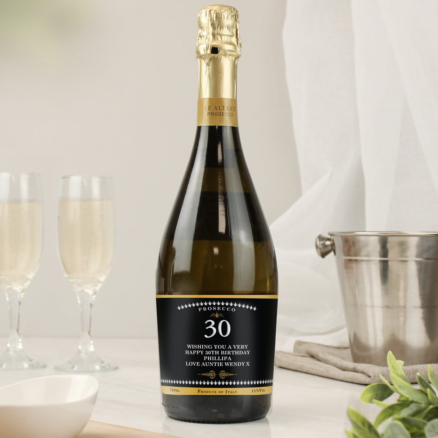 Personalised Birthday And Anniversary Bottle of Prosecco from Heartfelt Gifts
