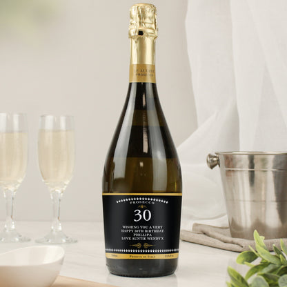 Personalised Birthday And Anniversary Bottle of Prosecco from Heartfelt Gifts
