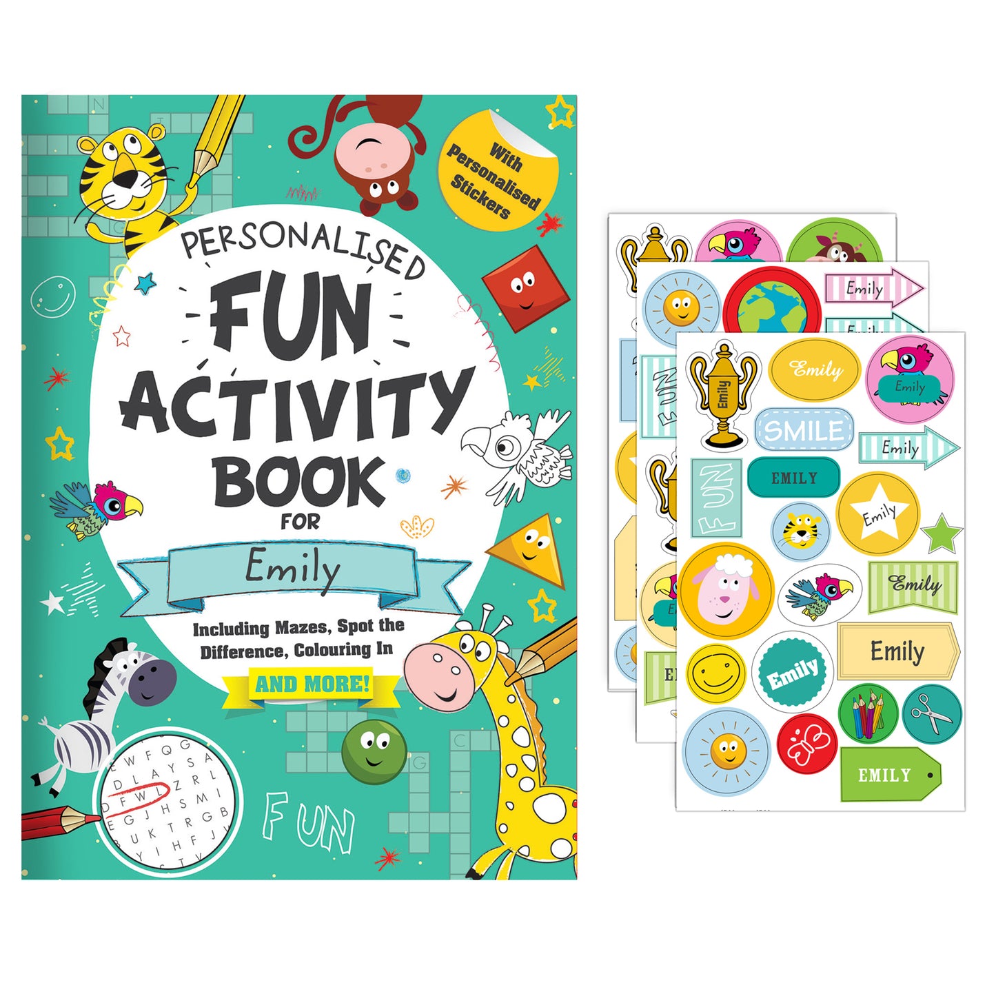 Personalised Activity Book with Stickers - image 2