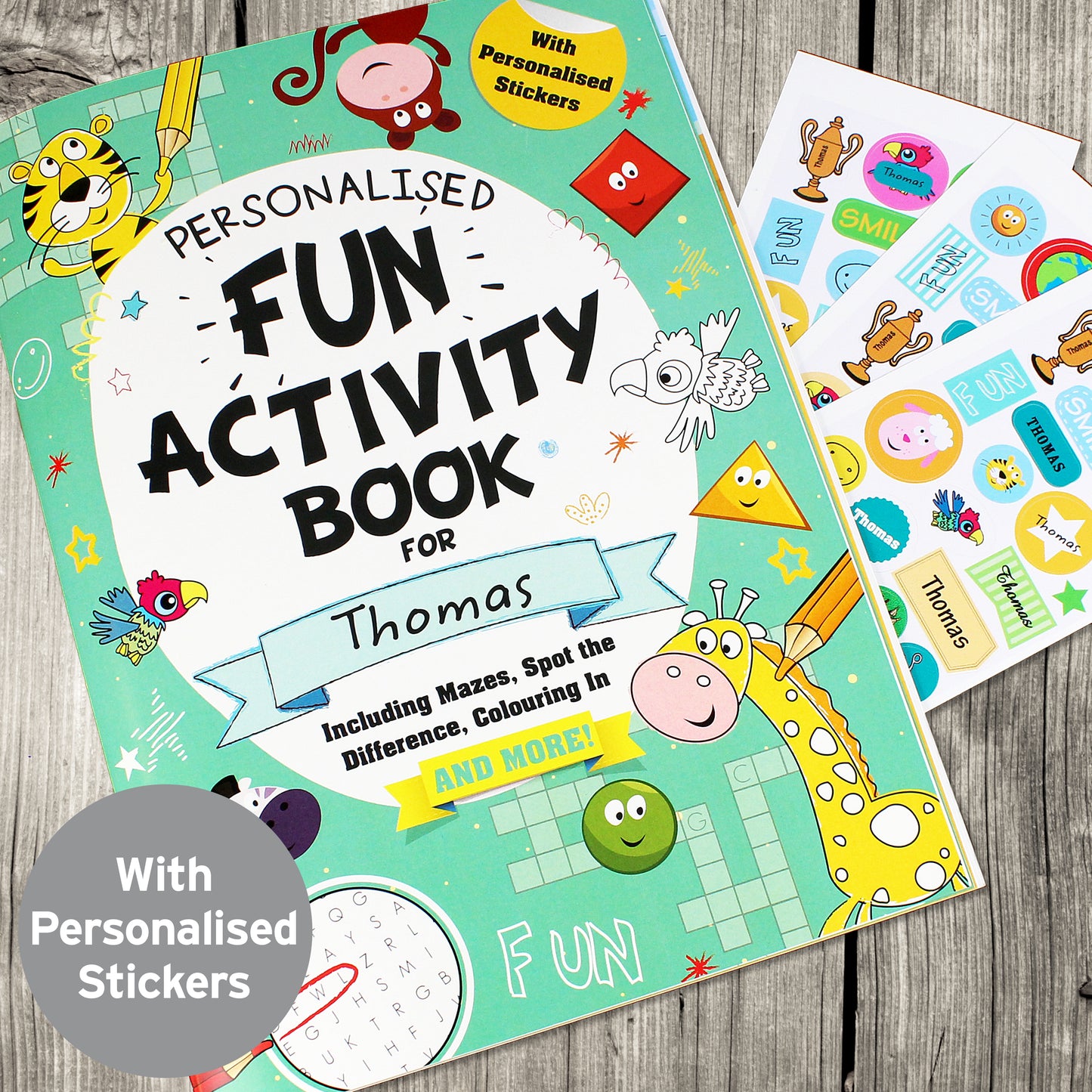 Personalised Activity Book with Stickers - image 12