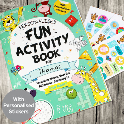 Personalised Activity Book with Stickers - image 12