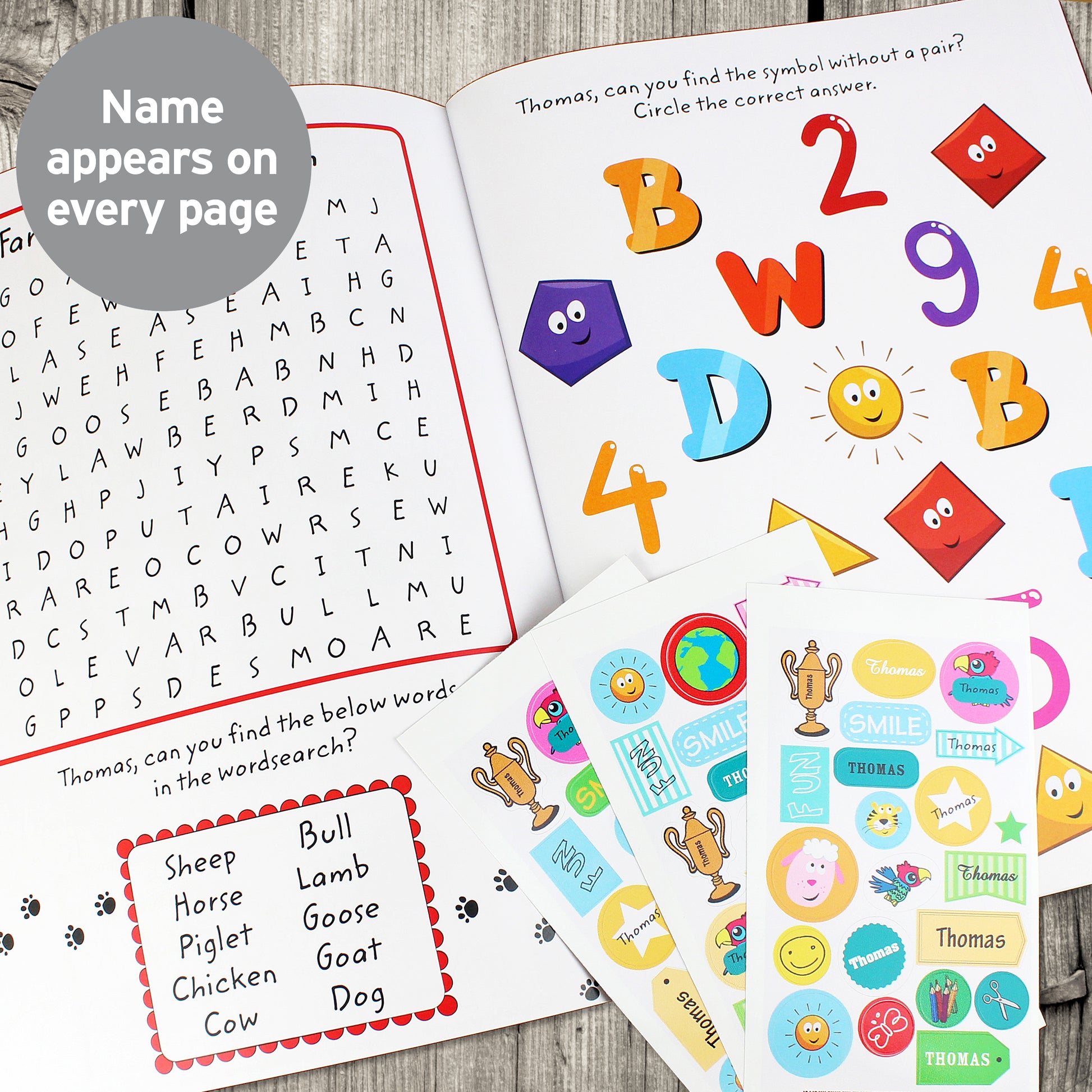 Personalised Activity Book with Stickers - image 13