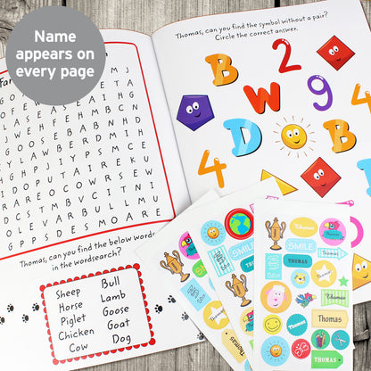 Personalised Activity Book with Stickers - image 13