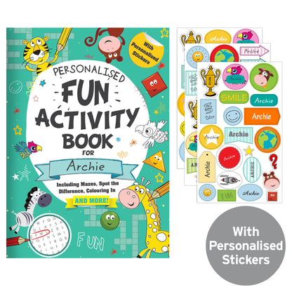 Personalised Activity Book with Stickers - image 3