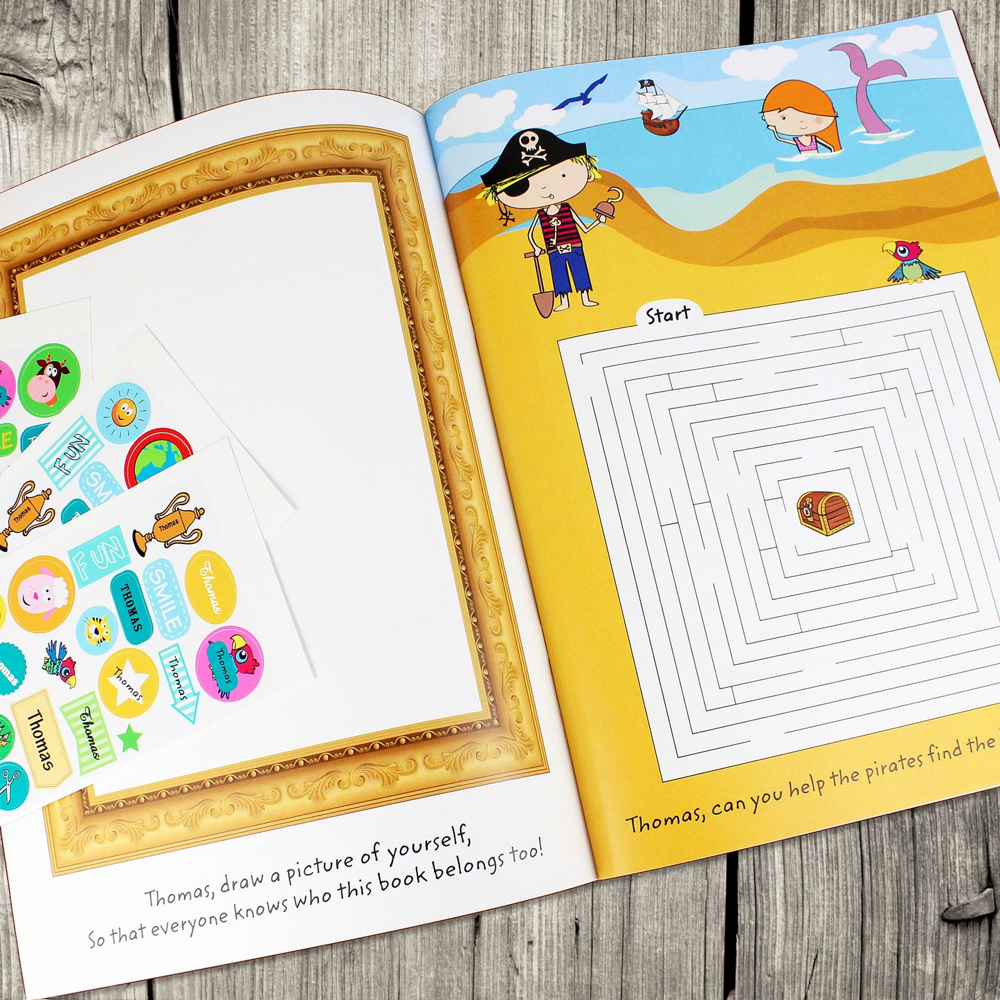 Personalised Activity Book with Stickers - image 4