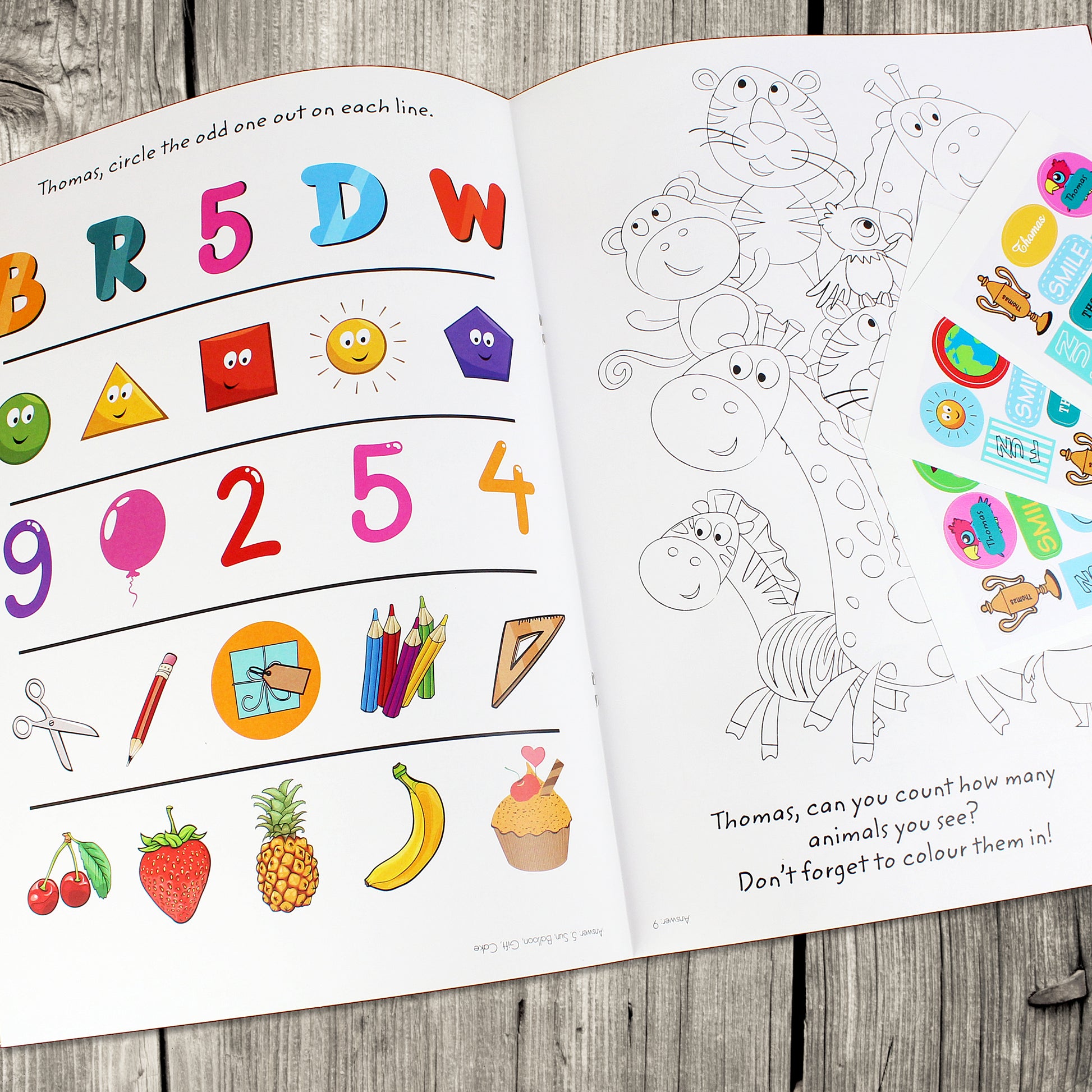 Personalised Activity Book with Stickers - image 6