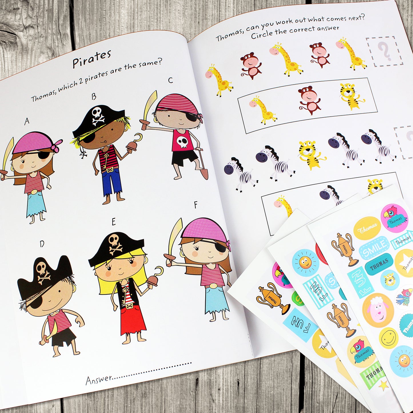 Personalised Activity Book with Stickers - image 7