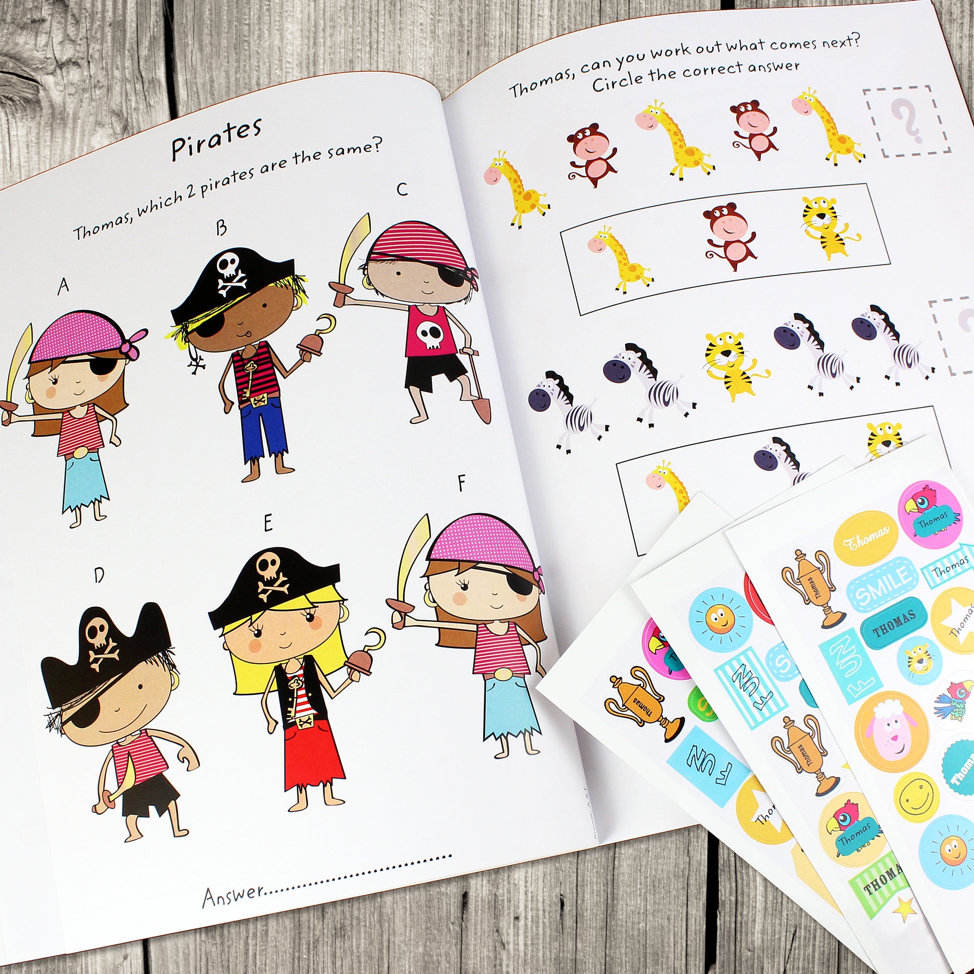 Personalised Activity Book with Stickers - image 7