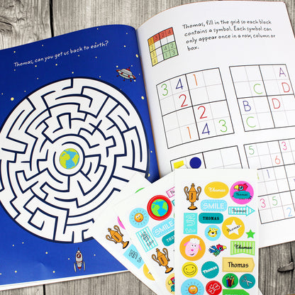 Personalised Activity Book with Stickers - image 8