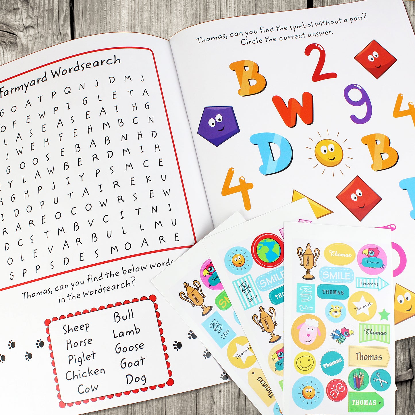 Personalised Activity Book with Stickers - image 9