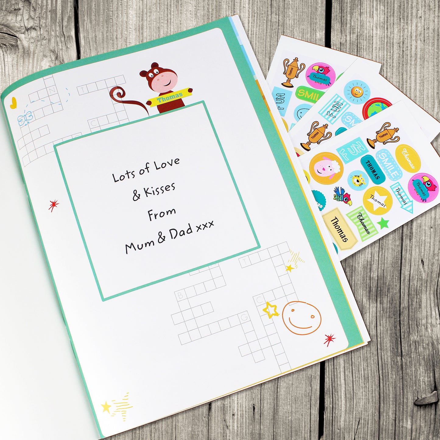 Personalised Activity Book with Stickers - image 10