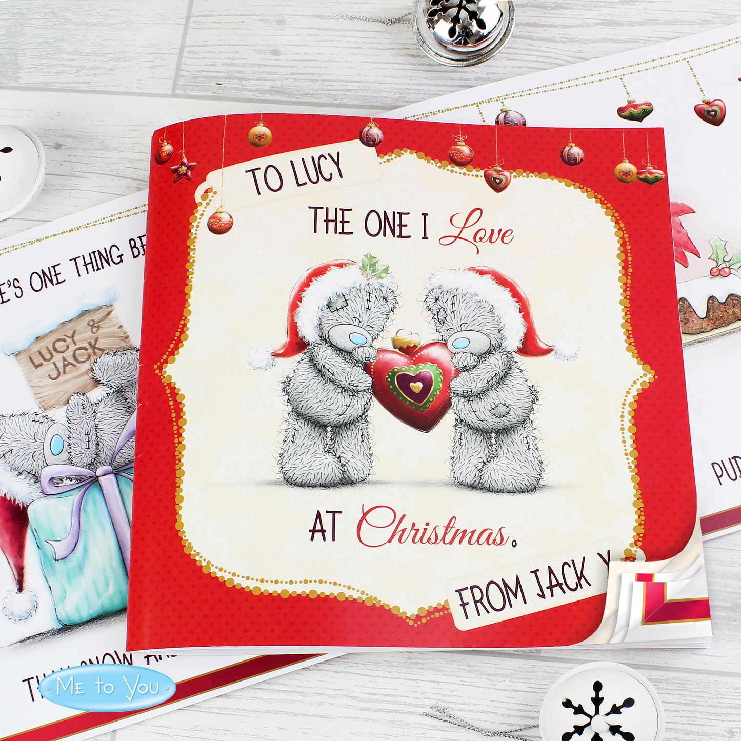 Personalised Me to You The One I Love at Christmas Poem Book from Heartfelt Gifts