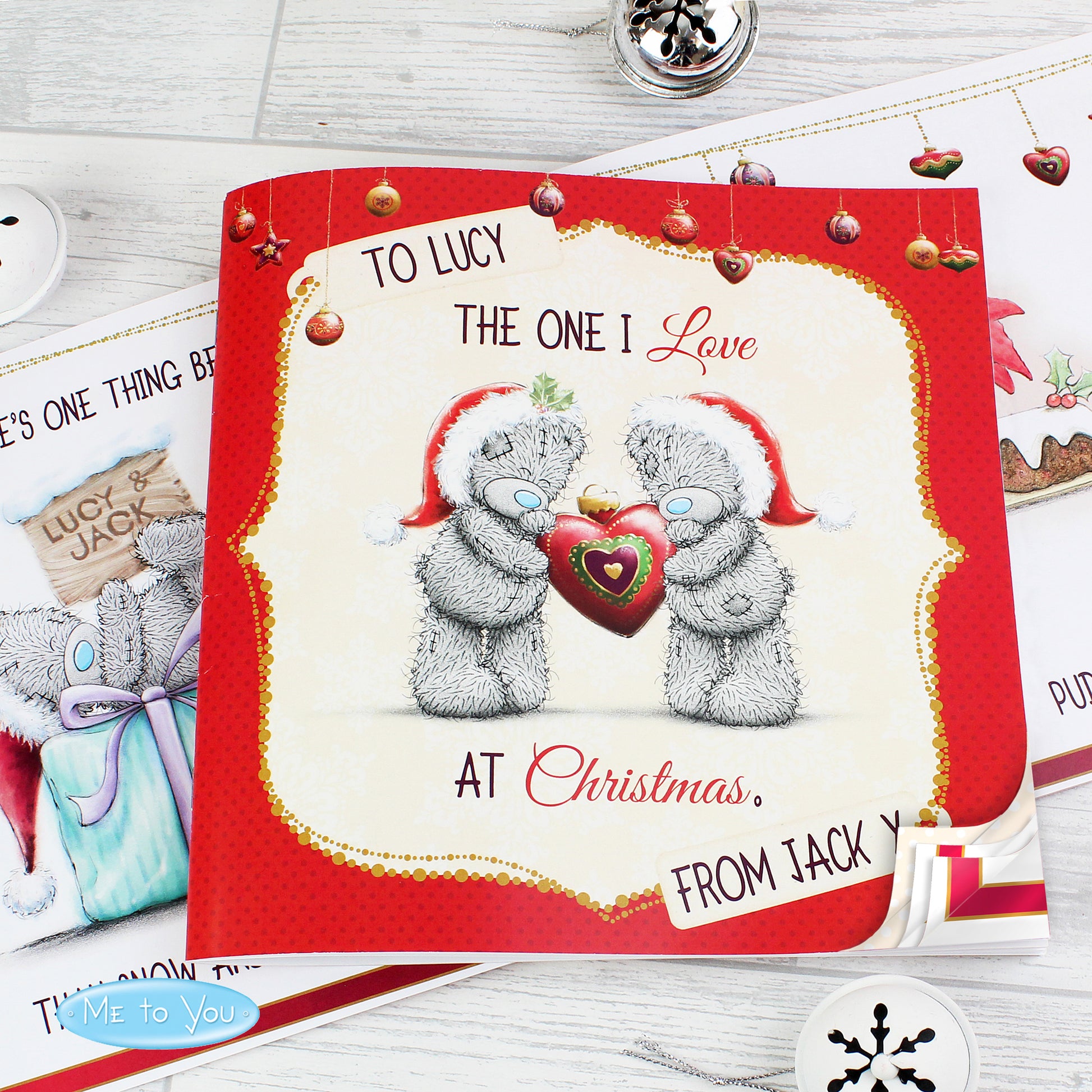 Personalised Me to You The One I Love at Christmas Poem Book from Heartfelt Gifts