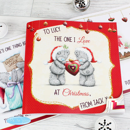 Personalised Me to You The One I Love at Christmas Poem Book from Heartfelt Gifts
