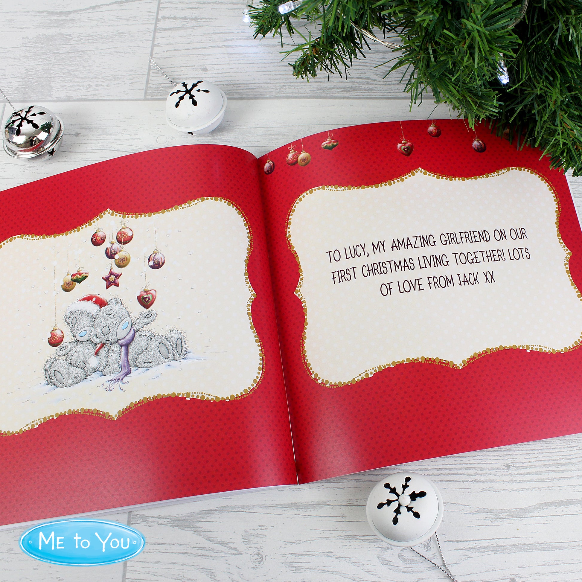 Personalised Me to You The One I Love at Christmas Poem Book - image 2