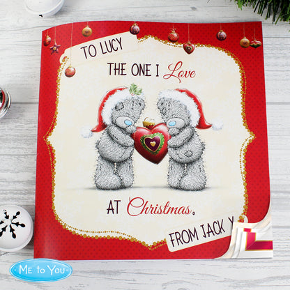 Personalised Me to You The One I Love at Christmas Poem Book - image 3