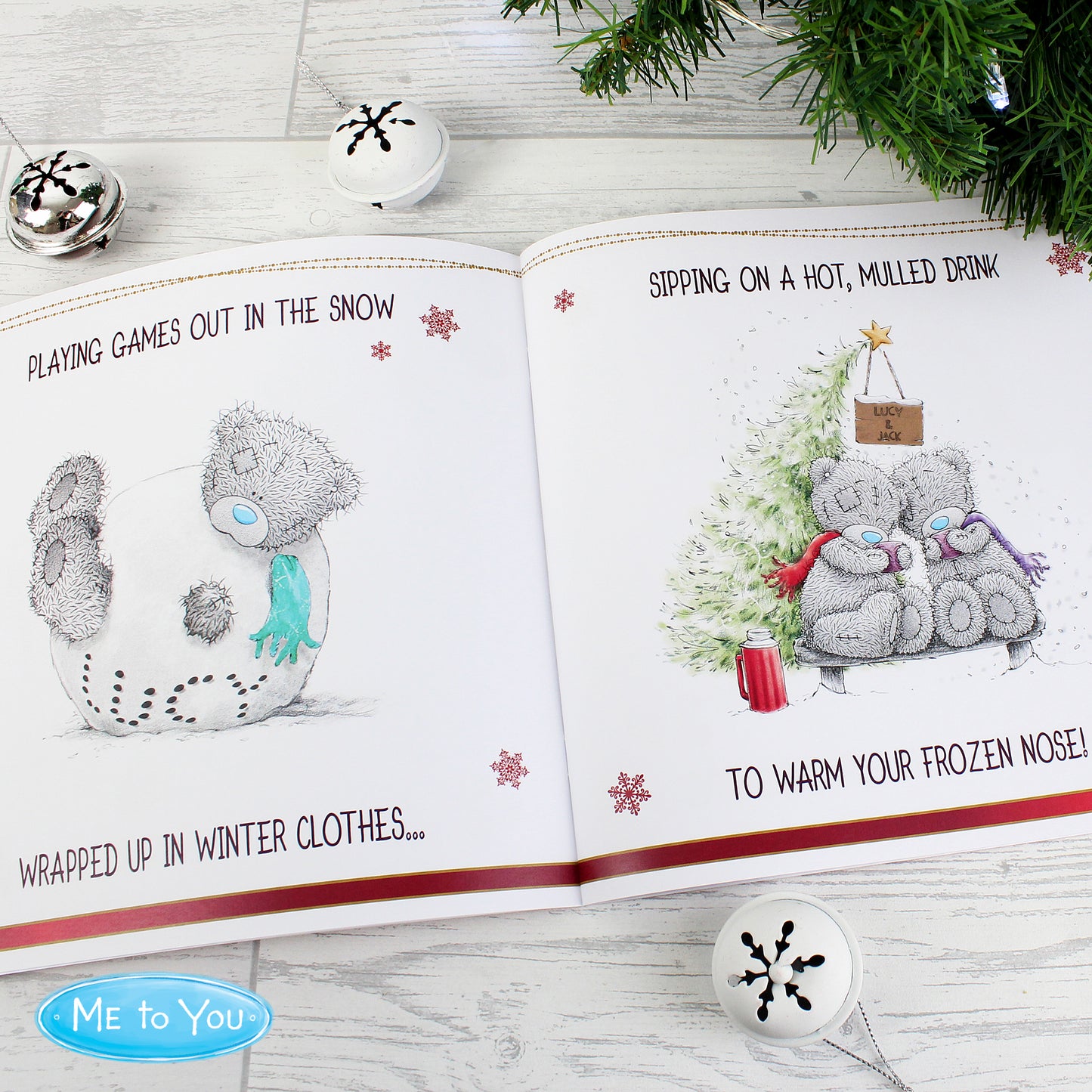 Personalised Me to You The One I Love at Christmas Poem Book - image 8
