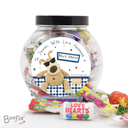 Personalised Boofle Stars Sweet Jar - image 2